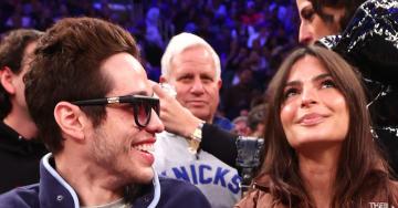 Pete Davidson And Emily Ratajkowski Were At A Knicks Game Together After Speculation That They're Dating
