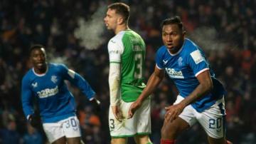 Rangers 3-2 Hibernian: Michael Beale starts with win in five-goal Scottish Premiership thriller