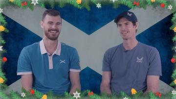 Battle of the Brits: Andy & Jamie Murray answer Christmas questions