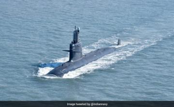 Navy Receives 5th India-Made Scorpene-Class Submarine 'Vagir'