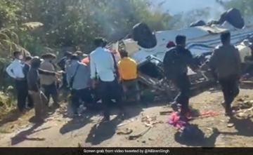 9 Killed, Several Critical As School Bus Overturns In Manipur