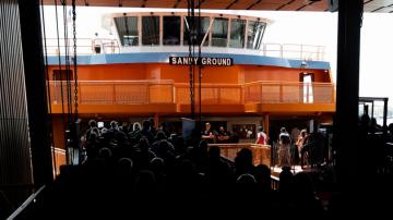 Passengers evacuated after Staten Island Ferry engine fire