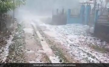 Severe Hailstorm Hits Assam, Over 200 Houses Damaged