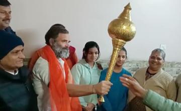 With Hanuman Temple Visit, Rahul Gandhi Resumes Yatra, Headed To UP