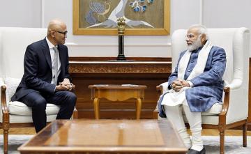Microsoft CEO Satya Nadella Meets PM, Calls It "Insightful, Inspiring"