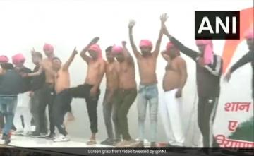 Video: Bharat Jodo Yatra Supporters Dance Shirtless In Cold Wave