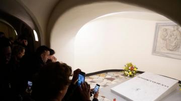 Public now can see Benedict's tomb at St. Peter's Basilica