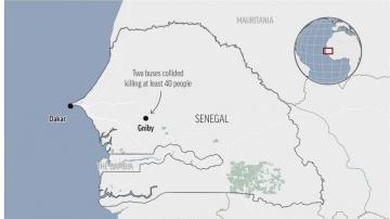 40 people killed, dozens injured in bus crash in Senegal