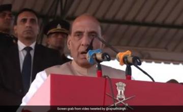 Majority Weapons Operated Through Artificial Intelligence: Rajnath Singh