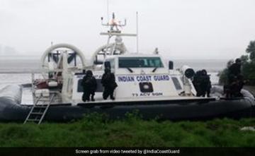 Fishing Boat Catches Fire Off Gujarat Coast, Coast Guard Rescues 7 On Board
