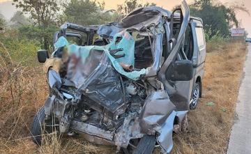 Child Among 9 Dead As Car Collides With Truck On Goa-Mumbai Highway