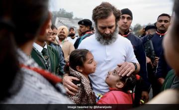 "Homecoming," Says Rahul Gandhi As Yatra Crosses Into Jammu And Kashmir