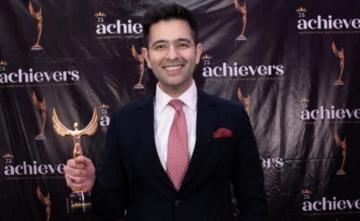 Raghav Chadha Receives 'India UK Outstanding Achievers Honour' In London