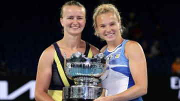 Australian Open 2023 results: Barbora Krejcikova and Katerina Siniakova defend women's doubles title
