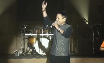Video: Bottle Thrown At Singer Kailash Kher During Karnataka Show