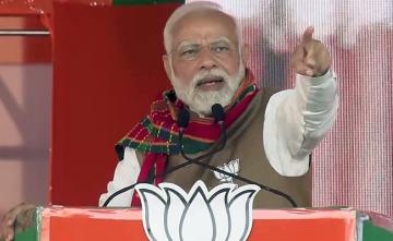 "BJP Guarantees Development": PM Modi At Tripura Rally