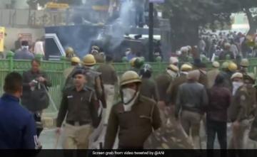 Water Cannons Used On Workers Protesting Near Haryana Chief Minister's Home