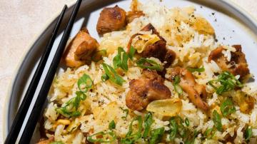 Filipino breakfast is a tasty garlic fried rice for any meal