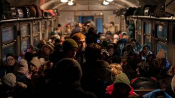 8 million refugees have fled Ukraine after a year of fighting, UN data shows
