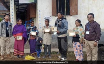 Meghalaya Polls: First 5 Voters Receive Mementos To Encourage Early Voting