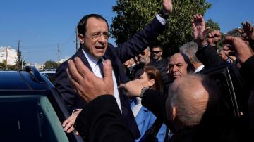 Cyprus' new president says country on firm Western footing
