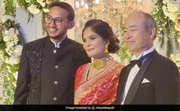Softbank Chief Attends Oyo Founder Ritesh Agarwal's Wedding In Delhi