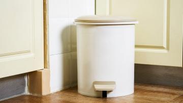 This Bathroom Staple Will Keep Your Trash Cans From Smelling Awful