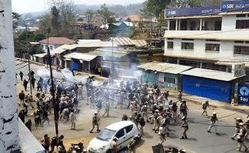 Several Injured As Protesters Clash With Police In Manipur