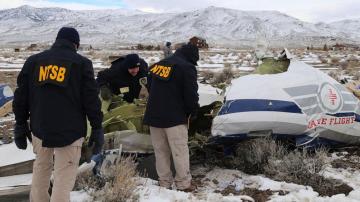 NTSB: Wing parts from air ambulance fell far from wreckage