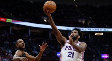 NBA Roundup: Embiid helps 76ers beat Cavs for sixth straight victory