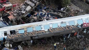 Greek unions stage general strike over rail deaths