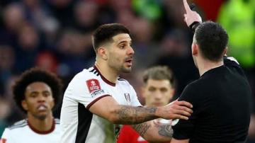 Aleksandar Mitrovic: Fulham striker charged with violent and improper conduct after red card