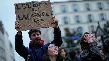 1 million march in France, unions call new pension protests