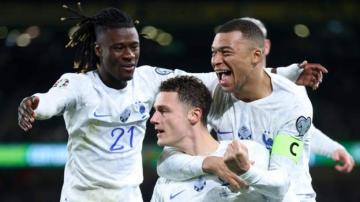 Euro 2024 qualifiers: Republic of Ireland 0-1 France - Pavard goal gives French win in Dublin