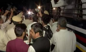 Police Crack Down On Congress Protest At Red Fort, Leaders Detained