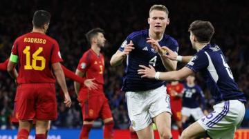 Scotland 2-0 Spain: Steve Clarke's side earn consecutive Euro 2024 qualification wins