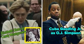 25 Famous Actors Next To The Actual Criminals They Played In Movies And TV Shows