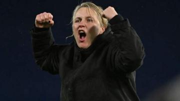 Chelsea boss Emma Hayes on 'exhaustion and relief' as epic win seals Champions League semi-final berth