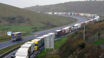 UK travelers face hours-long waits for ferries to France