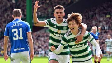 Celtic 3-2 Rangers: Kyogo double helps Ange Postecoglou's side go 12 points clear