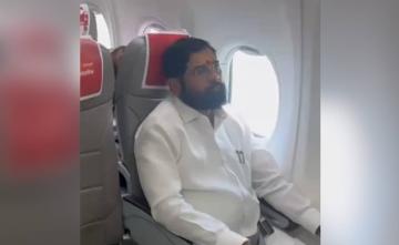 "Matter Of Faith For Us," Says Eknath Shinde As He Leaves For Ayodhya