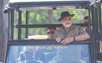 PM Modi Visits Karnataka Tiger Reserve, Goes On 20-Km Jeep Safari