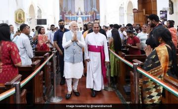 Watch: PM Modi Visits Delhi's Sacred Heart Cathedral Church On Easter