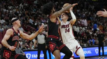 Heat earn Eastern Conference’s eighth seed with play-in win over Bulls