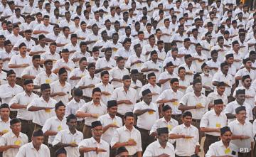 RSS Conducts Route Marches Across Tamil Nadu After Supreme Court Nod