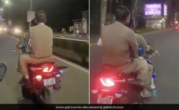 Video Shows UP Cops Riding Bike Without Helmets, Ghaziabad Police Reacts