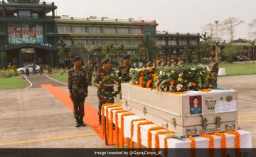 Army Soldier Dies While Rescuing Fellow Jawans, Cremated With Full Honours