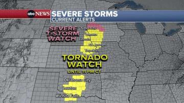 Tornado watch issued throughout 6 states in the Heartland