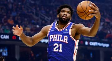 76ers’ Embiid out for Game 1 vs. Celtics due to right knee sprain