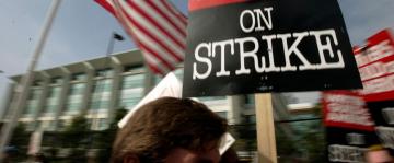 Hollywood writers, slamming 'gig economy,' to go on strike